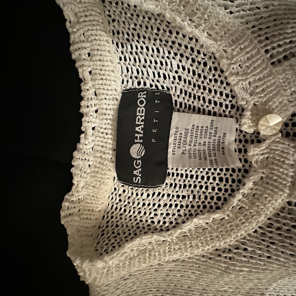Sag Harbor Women's Cream Sweater